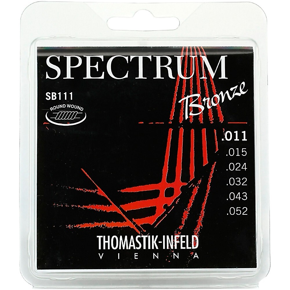 Легкие струны для акустической гитары Thomastik Spectrum Bronze (11 - 52)
