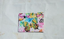 Watercolor Butterfly Painting Small Wallet