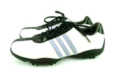 ADIDAS Z-Traxion Sz 7.5 M White Lavender Soft Spike Lace Up Cleats Golf Shoes