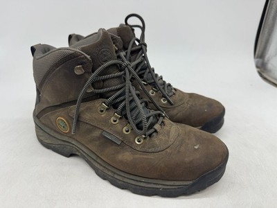 Timberland White Ledge Hiking Boots Men's Brown Leather Ankle Outdoor - 10.5