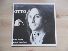 Otto Waalkes autograph signed LP cover "Otto - Das Wort zum Sonntag" vinyl