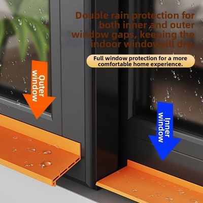 Regenschutzleiste zum Schieben für Fenster wasserdichte Barriere gegen Wasserei
