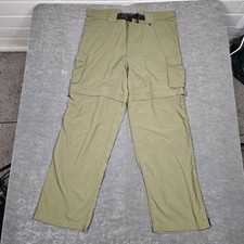 Boy Scouts of America Switchback Pants Mens Large Green Convertible Zip Off