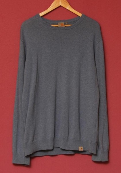 Men Carhartt WIP Sweater Navy Cotton 42 / XL / 50