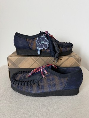 Nicholas Daley x Clarks Wallabee - Size 9 - Navy Combi - NEW | eBay