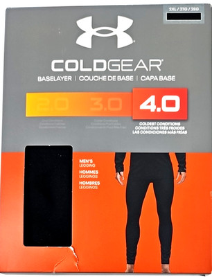 Under Armour 6005301 Men's ColdGear 4.0 Baselayer Leggings Coldest Condition 2XL