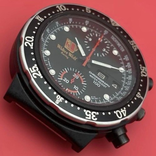 Citizen Walter Wolf Racing 8110-901240 Automatik Uhr 38mm Dial Chronograph - Bild 4 von 12