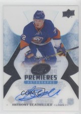 2016-17 Upper Deck Ice Premieres /299 Anthony Beauvillier #IPA-AB Auto qe7