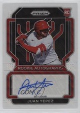 2022 Panini Prizm Rookie White Wave 43/50 Juan Yepez #RA-JY Auto 18yk