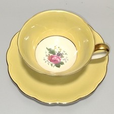 Royal Bayreuth US Zone Yellow Floating Pink R...