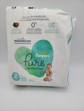 Pampers Pure Protection 29 Diapers size 2 12-18lb BUY MORE SAVE COMBINE SHIP