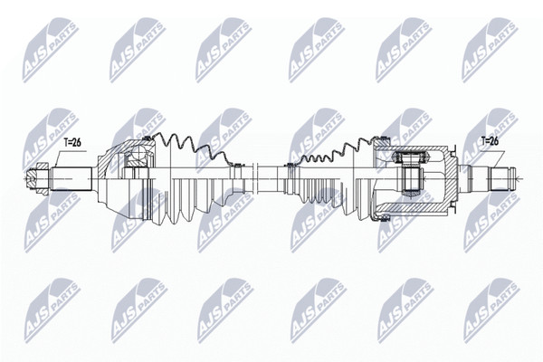 NTY Antriebswelle Gelenkwelle Vorne Links NPW-BM-143-image