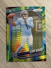 2025 Panini Prizm Green Hyper #352 Cam Ward RC Rookie Titans #/200
