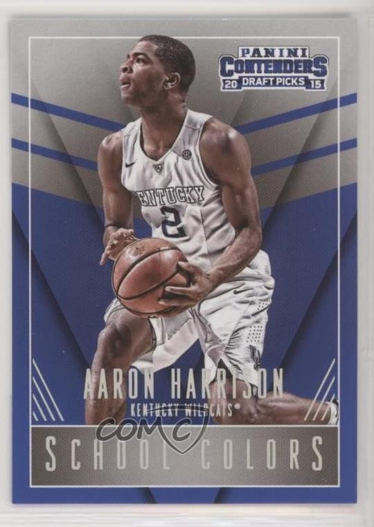 2015 Panini Contenders Draft Picks School Colors Aaron Harrison #1 Rookie RC 0c2