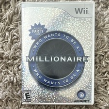 Who Wants to Be a Millionaire - Nintendo Wii Ubisoft w/ Case Disc & Manual