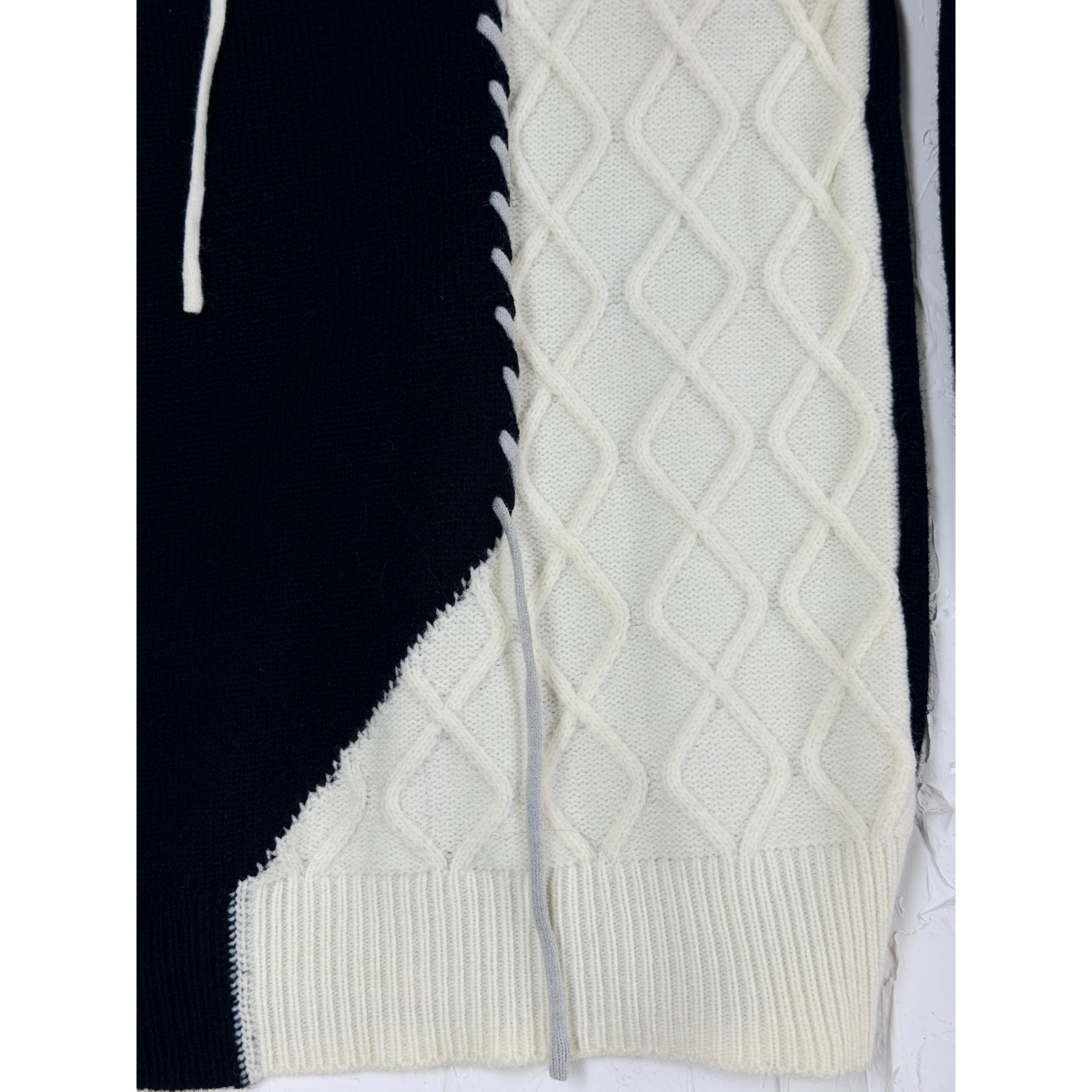 Ralph Lauren Polo Patchwork Cable Knit Sweater Wo… - image 4