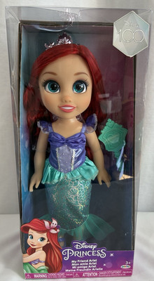 Disney Princess My Friend Ariel Doll Brush  15'' New in Box Little Mermaid