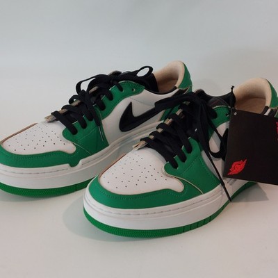 Nike Air Jordan 1 Elevate Low  Lucky Green White Black Women's 12 Men's 10.5