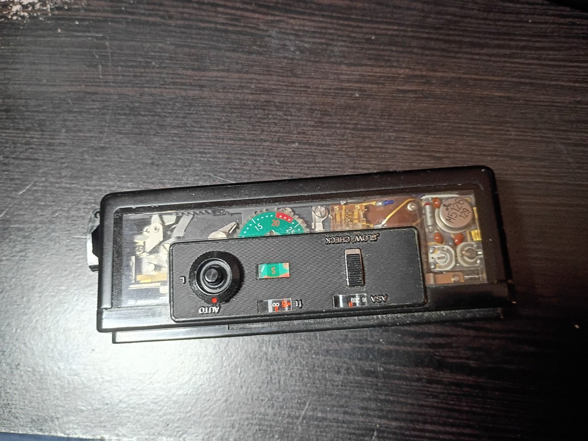 ヤシカ アトロン(スパイカメラ?) Vintage Yashica Atoron Electro T Spy Camera rare transparent case