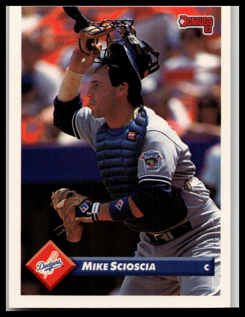 1993 Donruss #508 Mike Scioscia