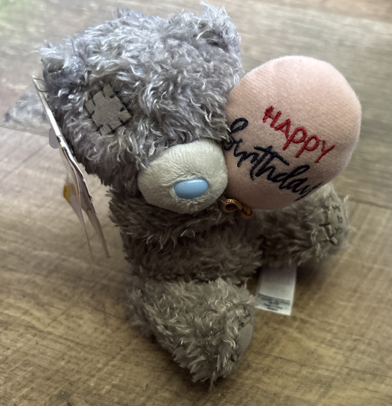 Me to You Tatty Teddy 10cm Happy Birthday Bear Holding Balloon - Official Col...