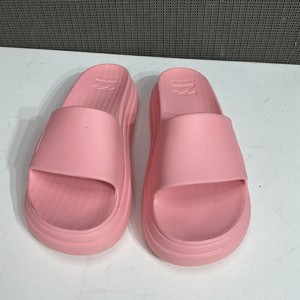 Sandalias de plataforma Billabong para mujer Cloud Cushion Slides rosa talla 8 mercurio Foto 2 de 4
