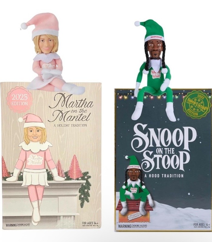 Snoop On the Stoop & Martha On the Mantle Set NIB Elf On The Shelf Christmas ‘25