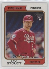 2023 Topps Heritage High Number Levi Stoudt #591 3q7