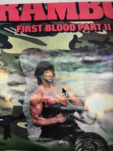 Rambo First Blood Part 2 Poster Factory Rolled 23”x35” 1985 - Bild 6 von 9