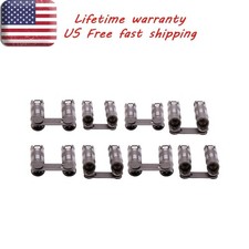 16 Pcs Hydraulic Roller Lifter Set For Chevy For Chevrolet Sbc V8 265 350 400