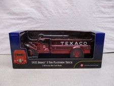 Ertl Texaco 1935 Dodge 3 Ton Platform Truck 1/38 Chrome Edition