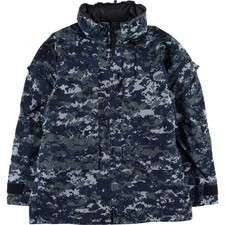 Vintage US Navy Work Jacket Camouflage Pattern Gore-Tex Parka Small (X-SHORT...