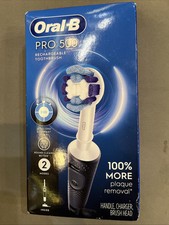 Oral-B Pro 500 Rechargeable Toothbrush 2 Modes 30 Second Quadrant Timer B3