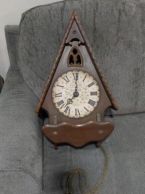 Vintage New England Clock Company Cathedral Wall Clock