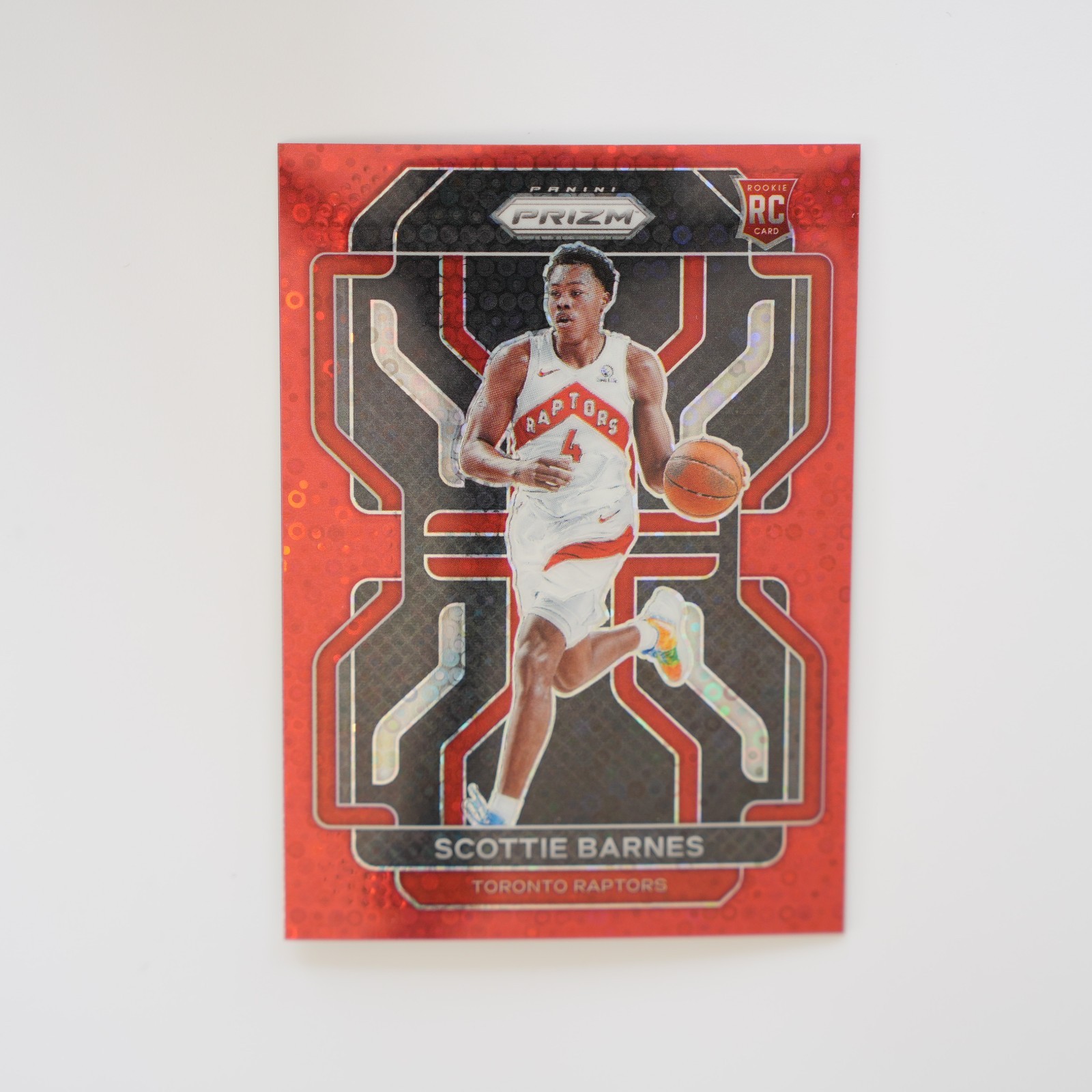 2021-22 Panini Prizm - Scottie Barnes #320 Red Fast Break Prizm /100 (RC)