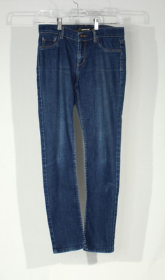 Jordache Women's Super Skinny Jeans Zip Fly Dark Wash Denim Size 14