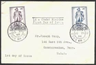Ireland John Barry, Father of US Navy Stamps Set FDC First Day Cover to USA 1956