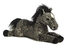 Aurora Flopsie 12" Jack Dark Dapple Frisco Horse 31544 Plush Stuffed Animal Toy