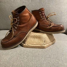 Red Wing Irish Setter 875 Moc Toe Boots Mens 12 D Patina Leather Gorpcore Urban