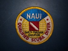 Vintage NAUI Qualified SCUBA Diver DIVE Patch