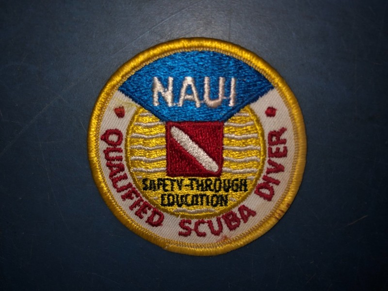 Vintage NAUI Qualified SCUBA Diver DIVE Patch