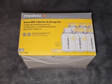 Medela Breast Milk Collection  Storage Set 6 Breastmilk Storage Bottles -Sealed