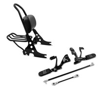 Set: Sissybar Kompatibel Mit Harley Davidson Sportster 883 Iron 09-20 Craftride