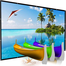 300 Inch Projector Screen Portable Outdoor Movie Screen, Big Size Folding HD Pr