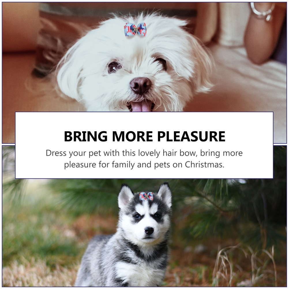10 Pezzi Accessori per Cuccioli Accessori per Cani Fiocchi per Cani Accessori per Pelo di Cani foto 5
