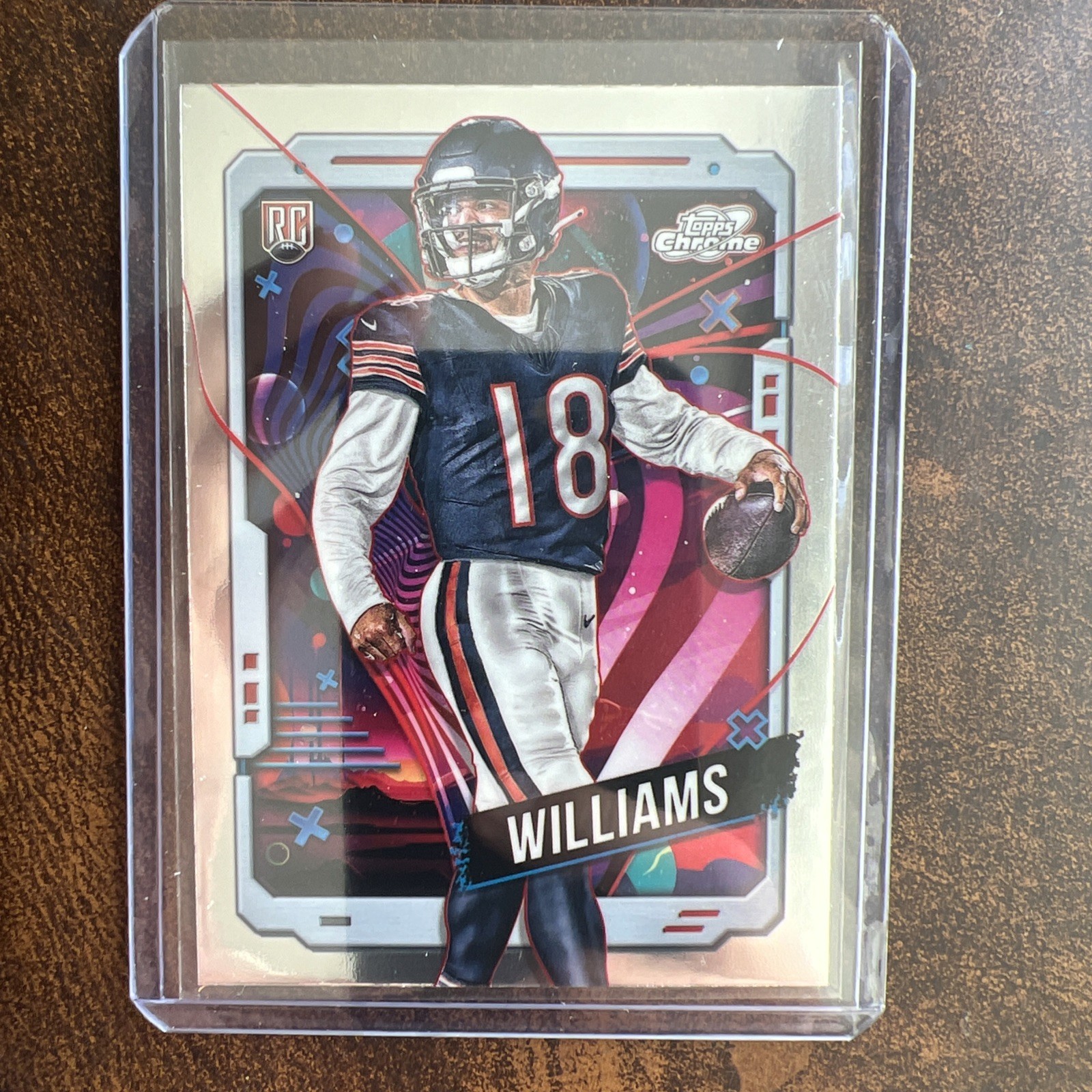 Caleb Williams 2024 Topps Cosmic Chrome Base RC #118 - Chicago Bears