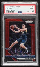 2018-19 Panini Prizm Ruby Wave Prizm TJ Leaf #124 PSA 9 MINT 00e8