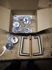 Hoppe Edelstahl Drücker/ Drücker Garnitur/ Feuerschutz Beschlag