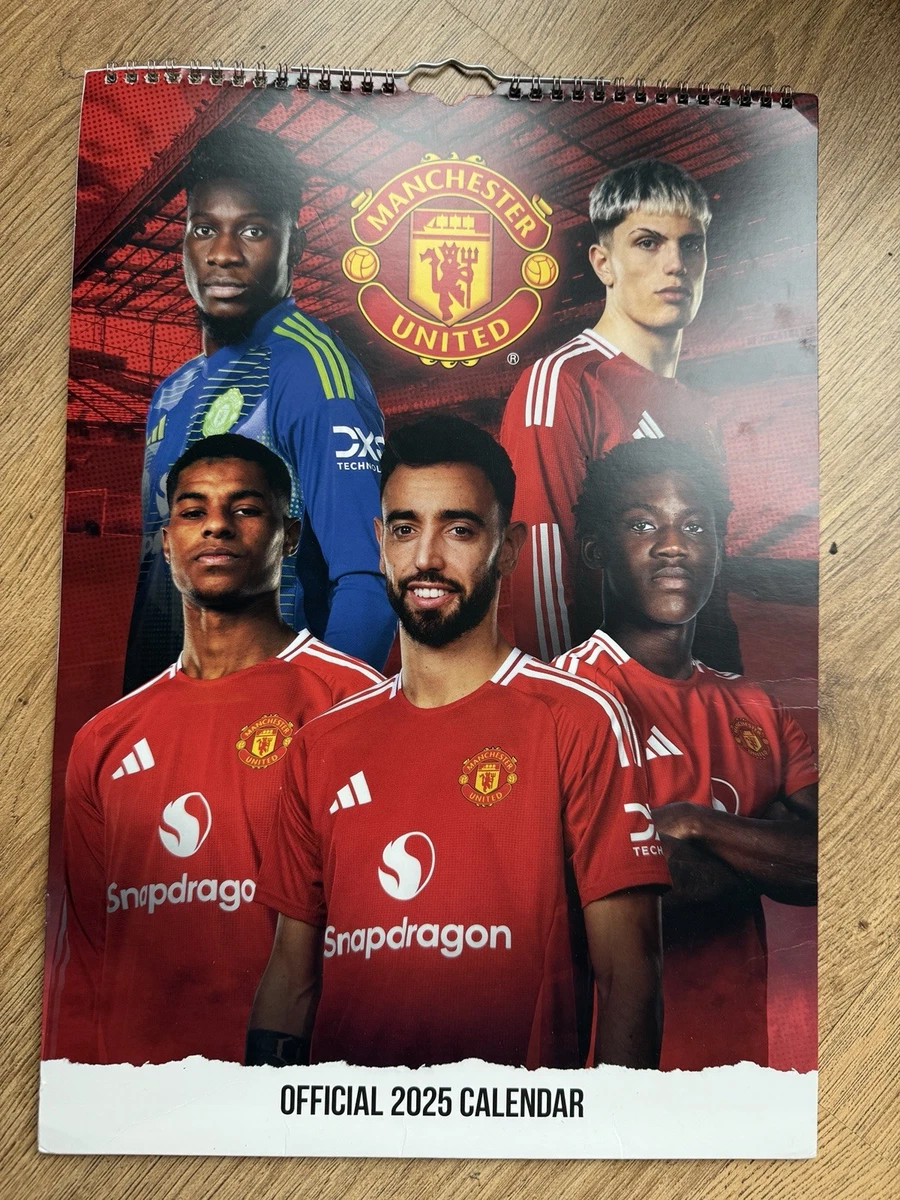 Calendrier Mural Manchester United Legends 2001 – Officiel – Collection Vintage Football