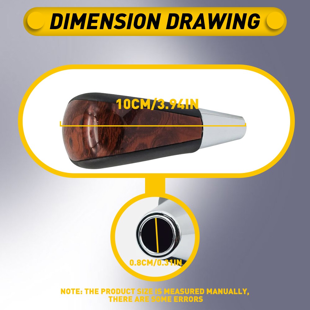 PU Leather Car Gear Shift Rod Head Shifter Lever Knob For Lexus Toyota Corolla K